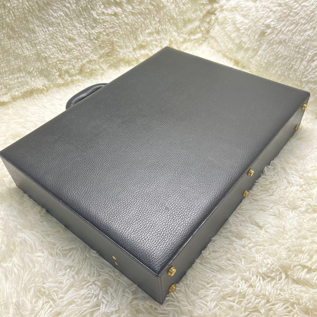 【美品】BALLY アタッシュケース ブリーフケース ビジネスバッグ ブラック
