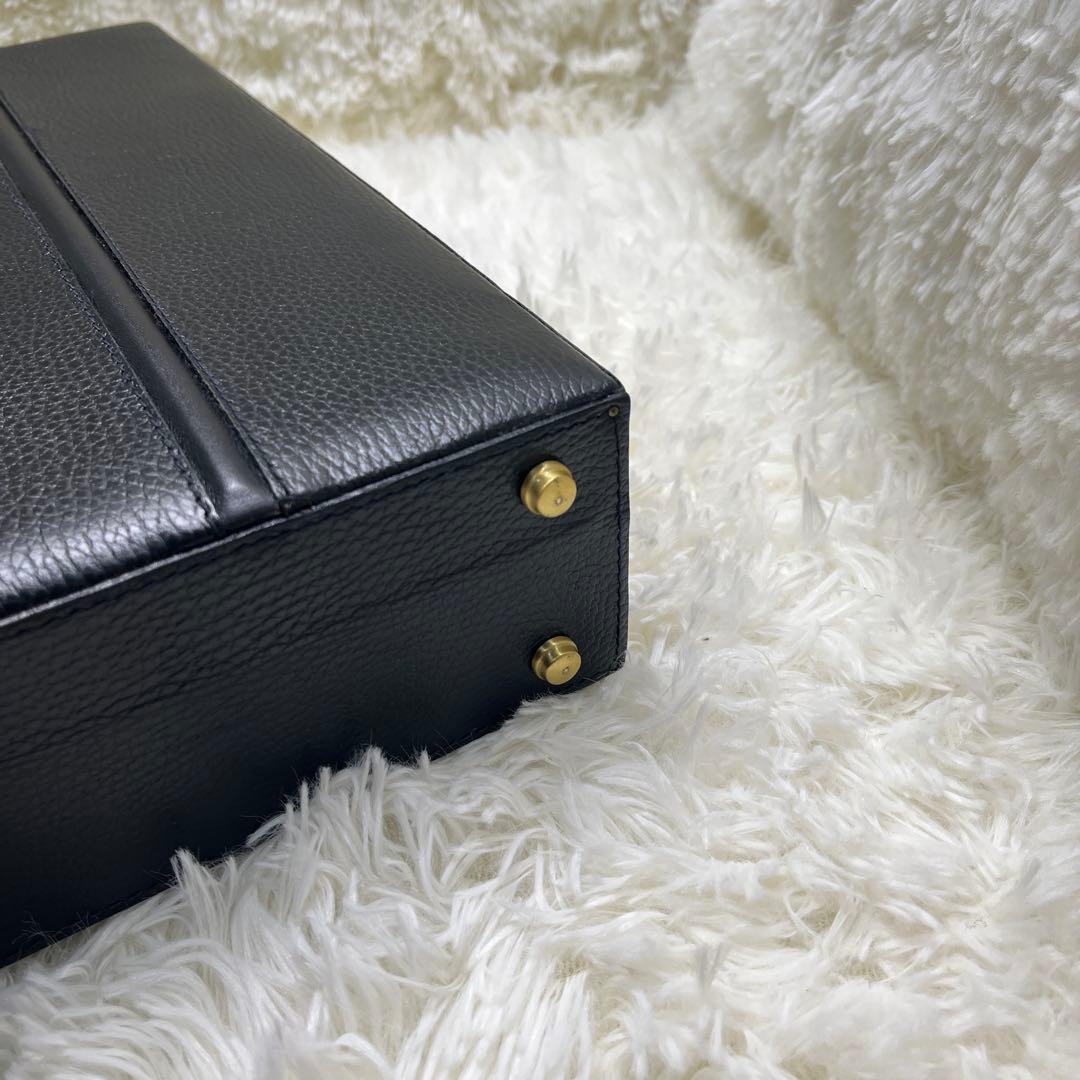 【美品】BALLY アタッシュケース ブリーフケース ビジネスバッグ ブラック