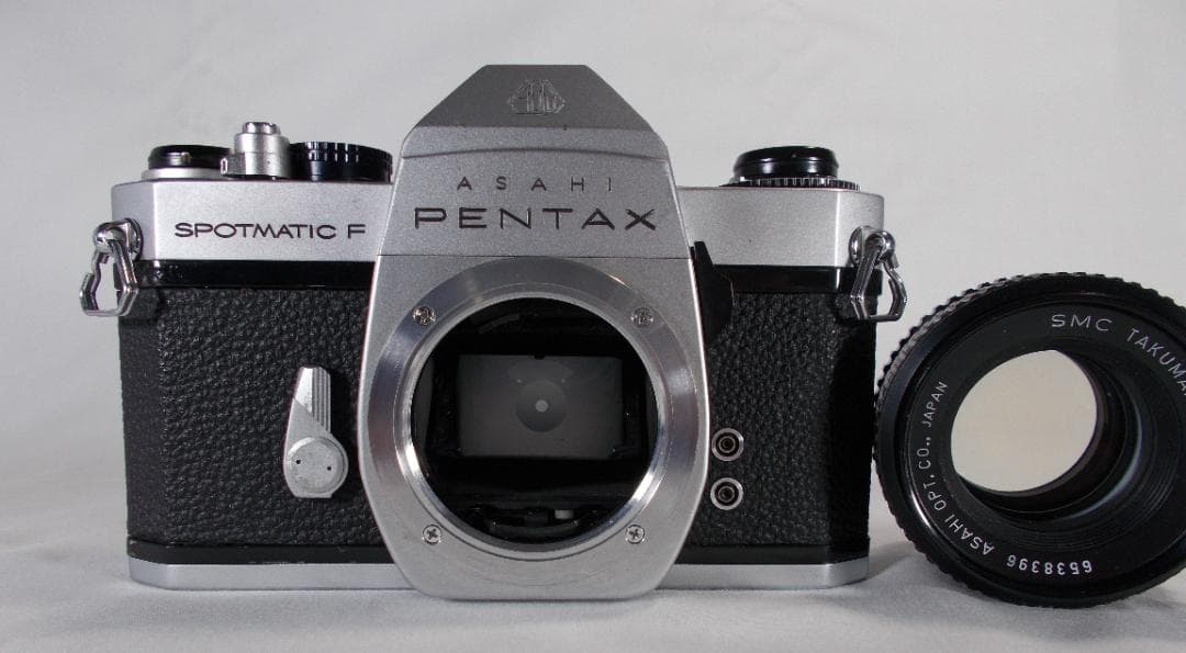 フィルムカメラ 整備済 完動品　Pentax SPF + f/1.8　N188