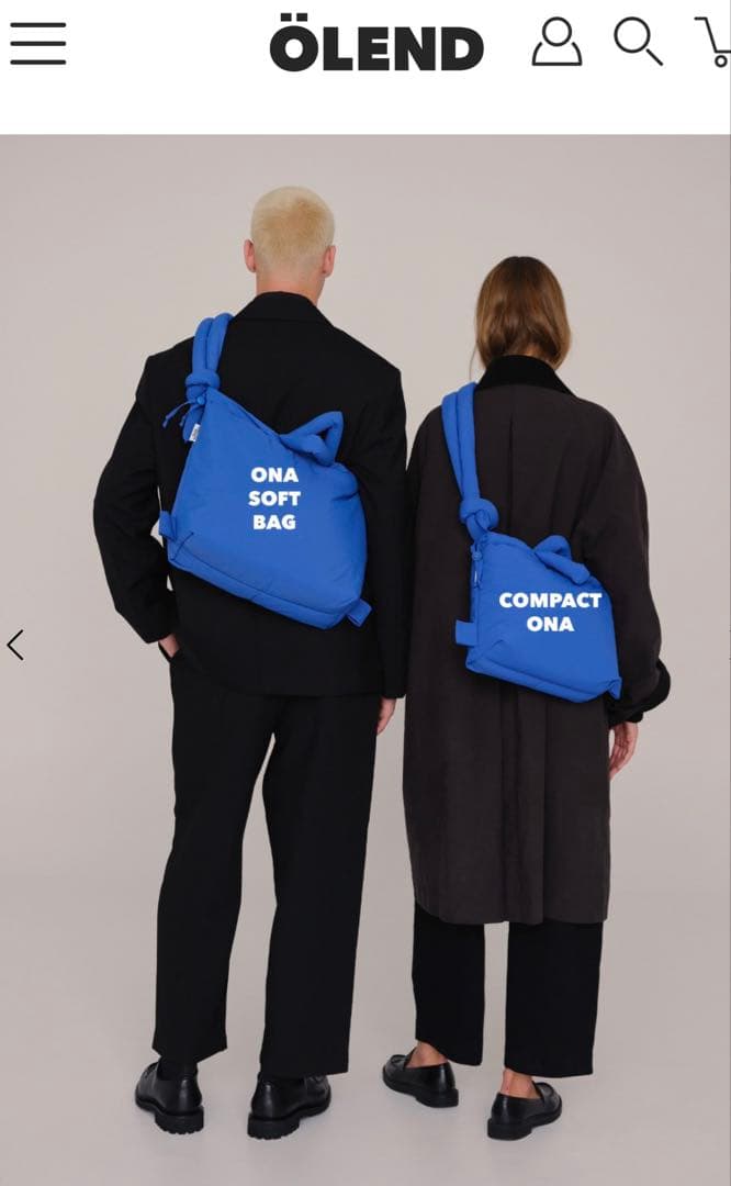 バッグ Olend Compact Soft Bag Cobalt Blue