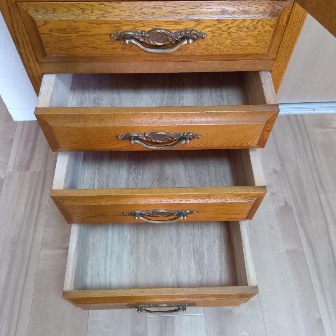 北欧 英国スタイル 彫刻入り キャビネット 収納棚 電話台 花台【送料込み】