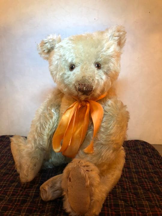 ミドルサイズ　シュタイフ 20年代　ホワイト　アンティーク