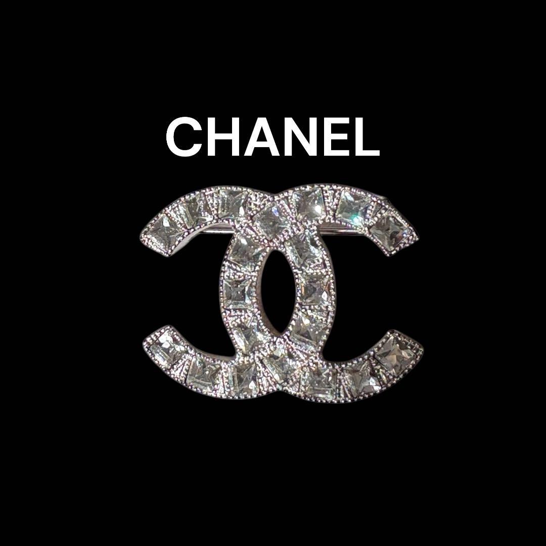 美品✨CHANEL CC Logo Brooch / シャネル ブローチ