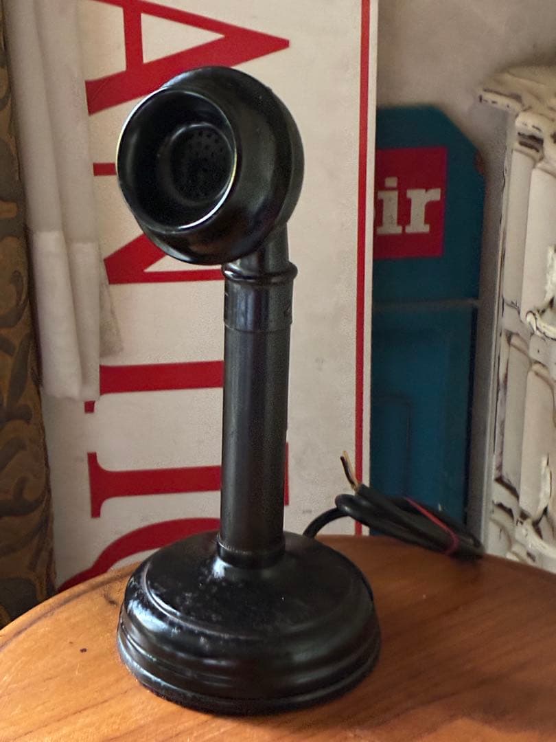 アンティーク　電話機　TELEPHONE 1908年　アメリカ