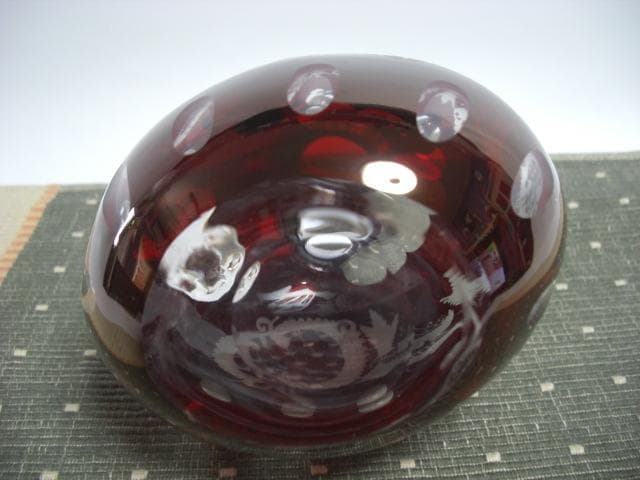 ◆BOHEMIA/ボヘミア EGERMANN GLASS デキャンタ◆未使用品◆