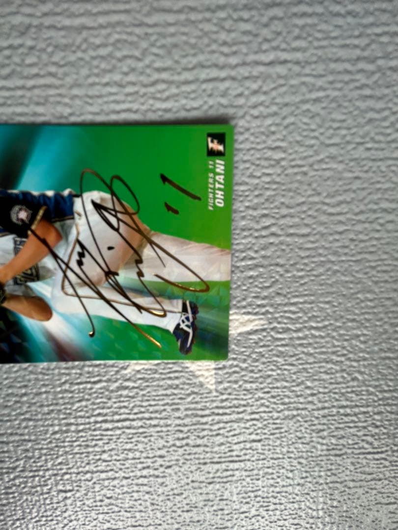 大谷翔平 サインカード 2016