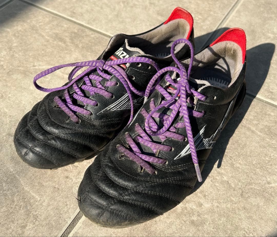 MIZUNO モレリアNEO4 スパイク 黒 22cm シューズ袋付き