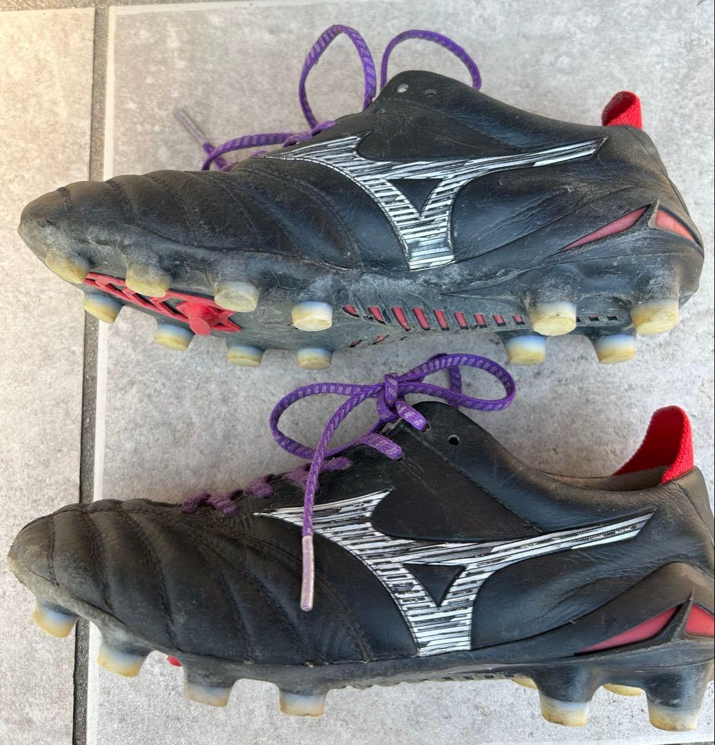 MIZUNO モレリアNEO4 スパイク 黒 22cm シューズ袋付き