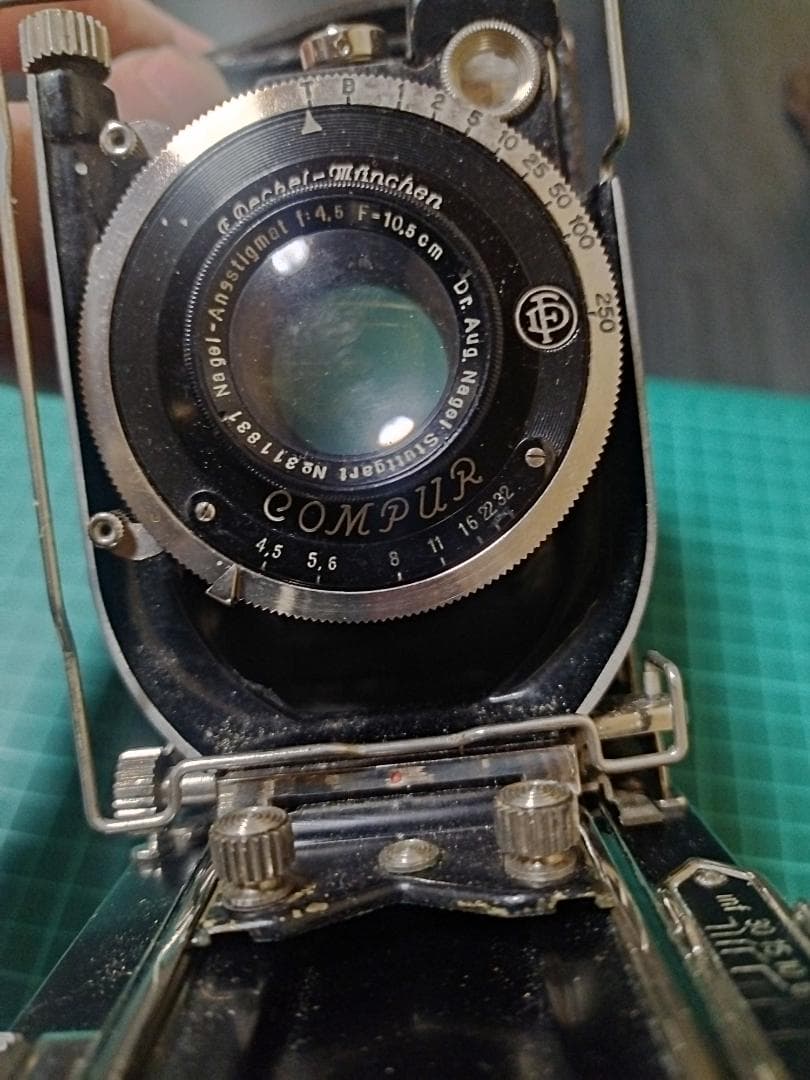 [蛇腹カメラ]Nagel-Anastigmat f:4.5 ジャンク ケース付き