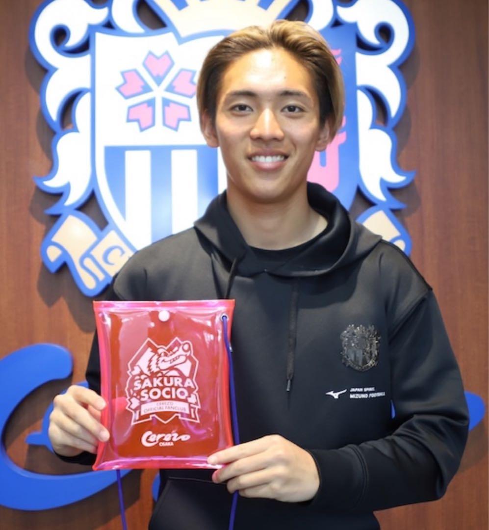 支給品セレッソ大阪 ハーフダウンコート/ベンチコート/フード脱着 L