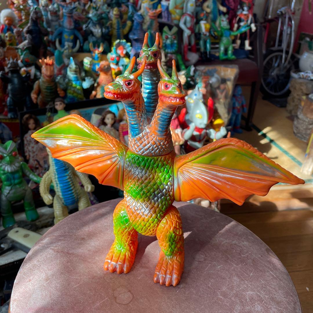 極美品　当時物　キングギドラ スタンダードサイズ　ブルマーク(1969発売)