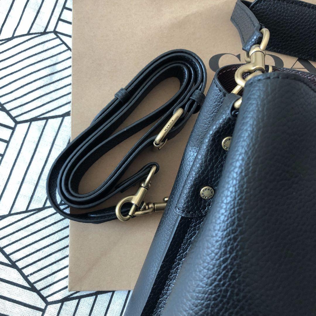 COACHコーチバッグ C3916 ブラック ハンドバッグ ショルダーバッグ