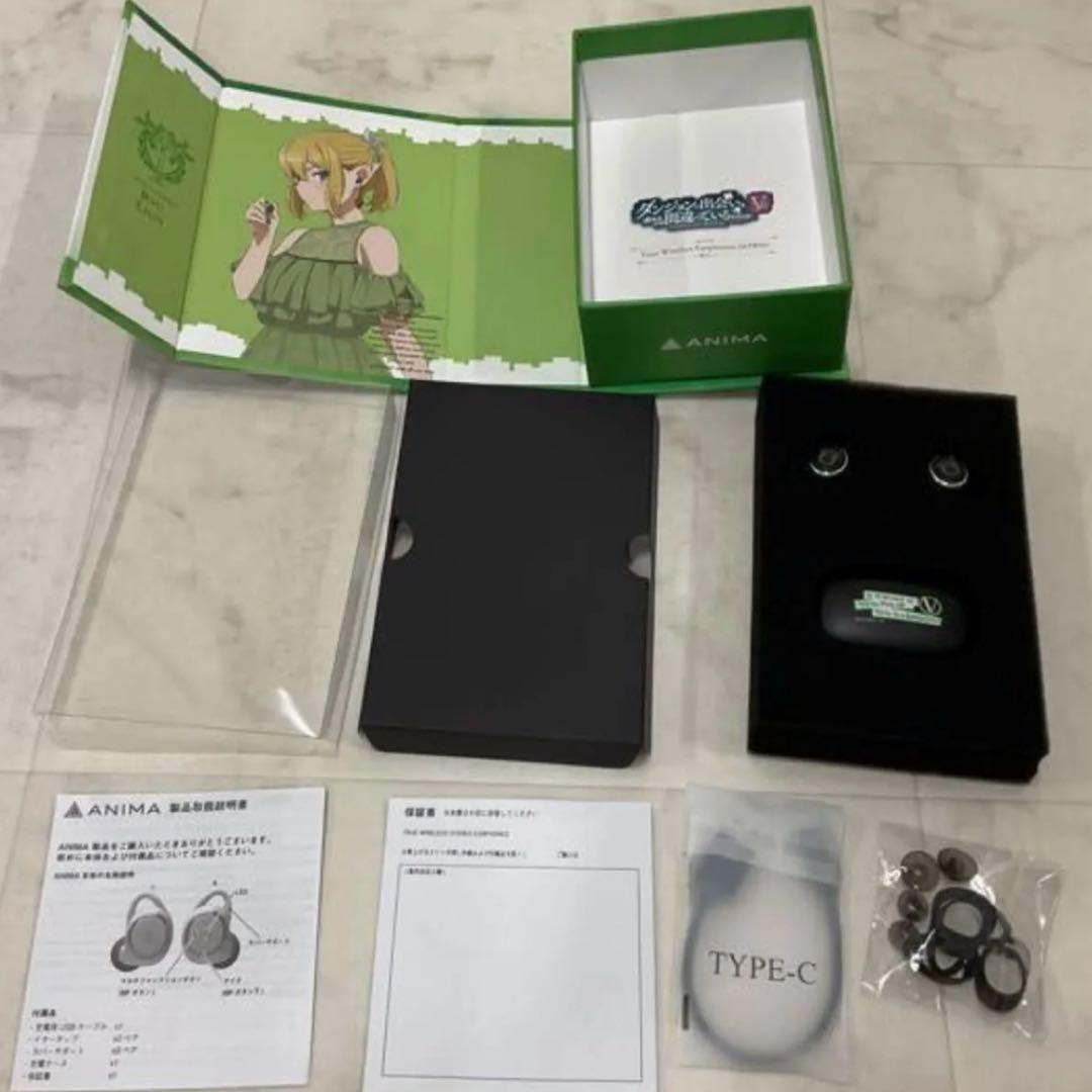 ONKYO ダンまちV ワイヤレスイヤホン ANIMA AOW01 リューモデル