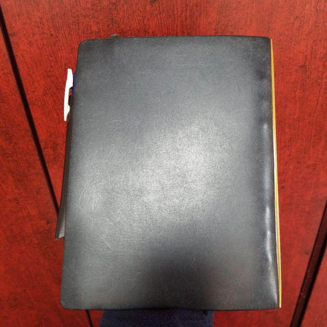 PLOTTERA プロッター A5 プエブロ ネイビー 金リング