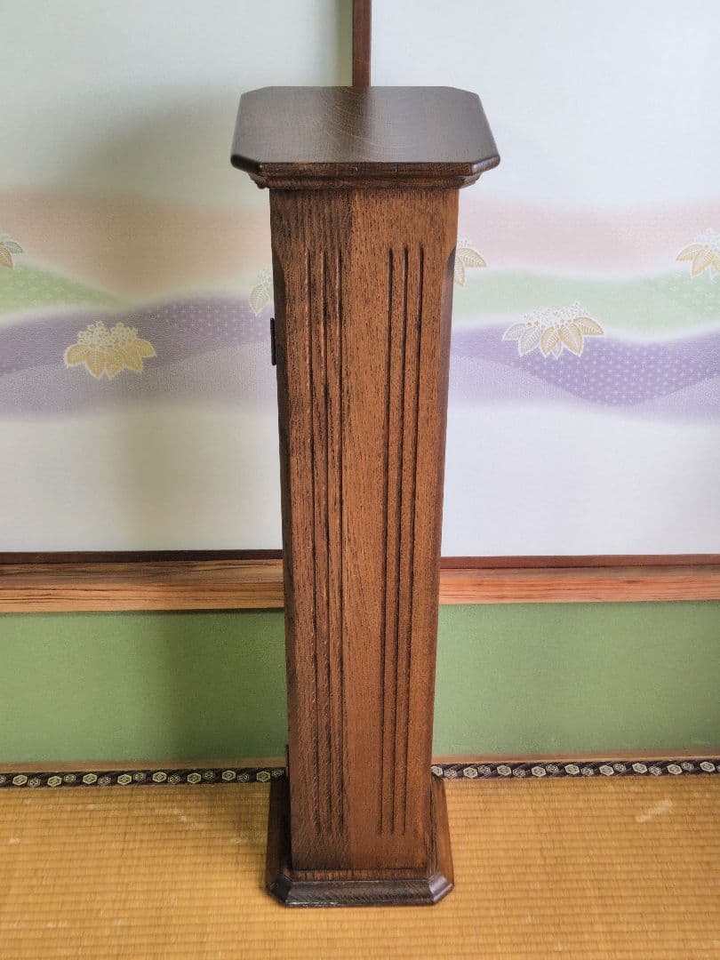 木製　無垢材　CDラック　CD入　CD　５０枚　２枚組・５個　タワー形状　飾り台