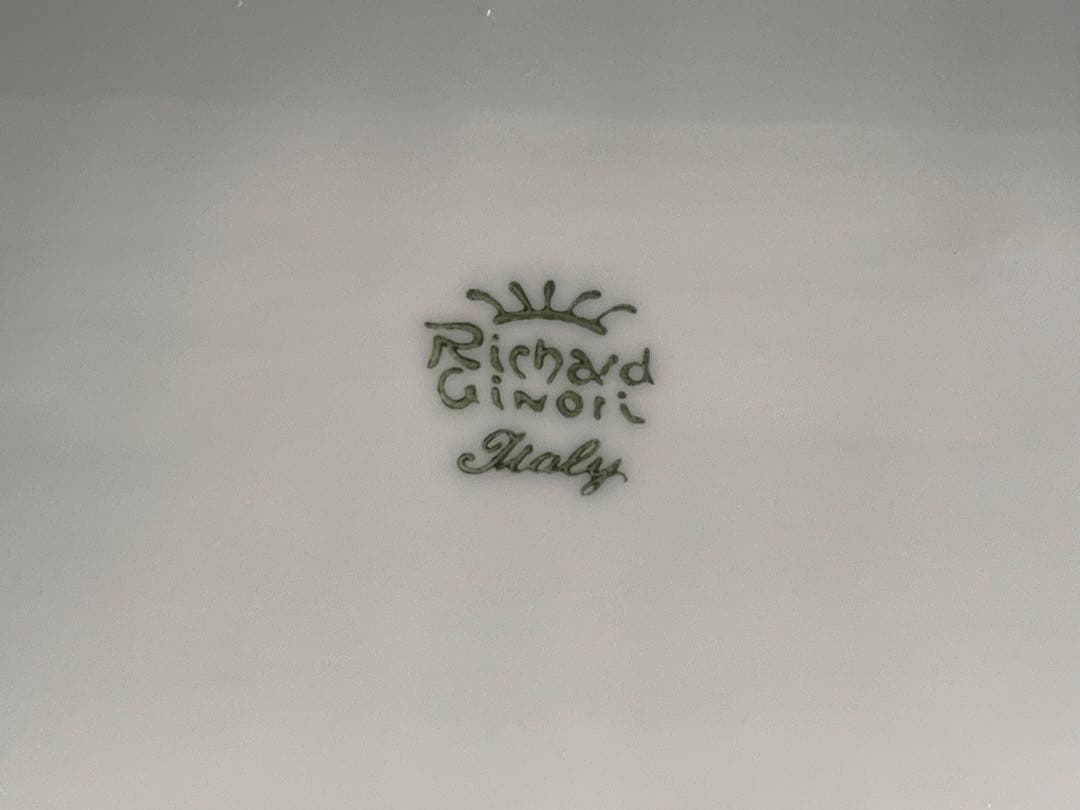 リチャードジノリ　ベッキオホワイト　オーバルボウル