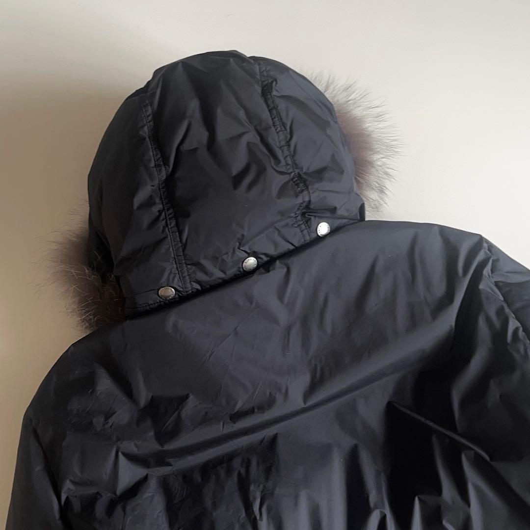 バーバリーブラックレーベルフォックスファーダウンジャケット