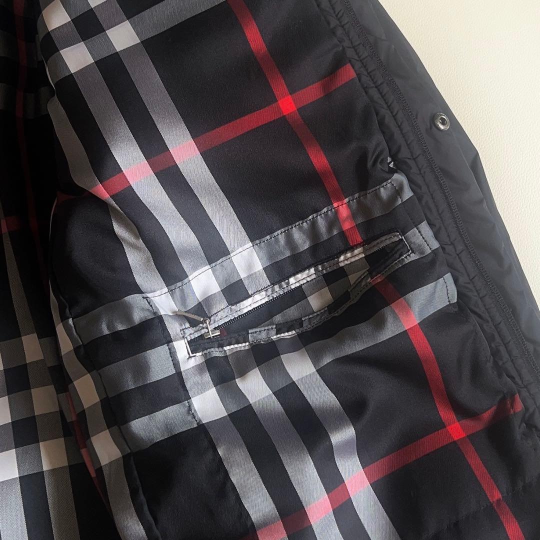 バーバリーブラックレーベルフォックスファーダウンジャケット