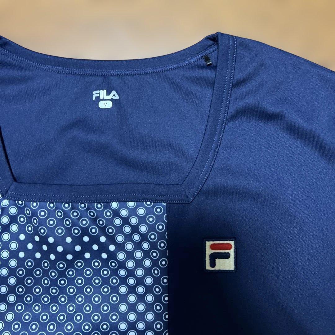 FILA ネイビー ドット柄　3点セット