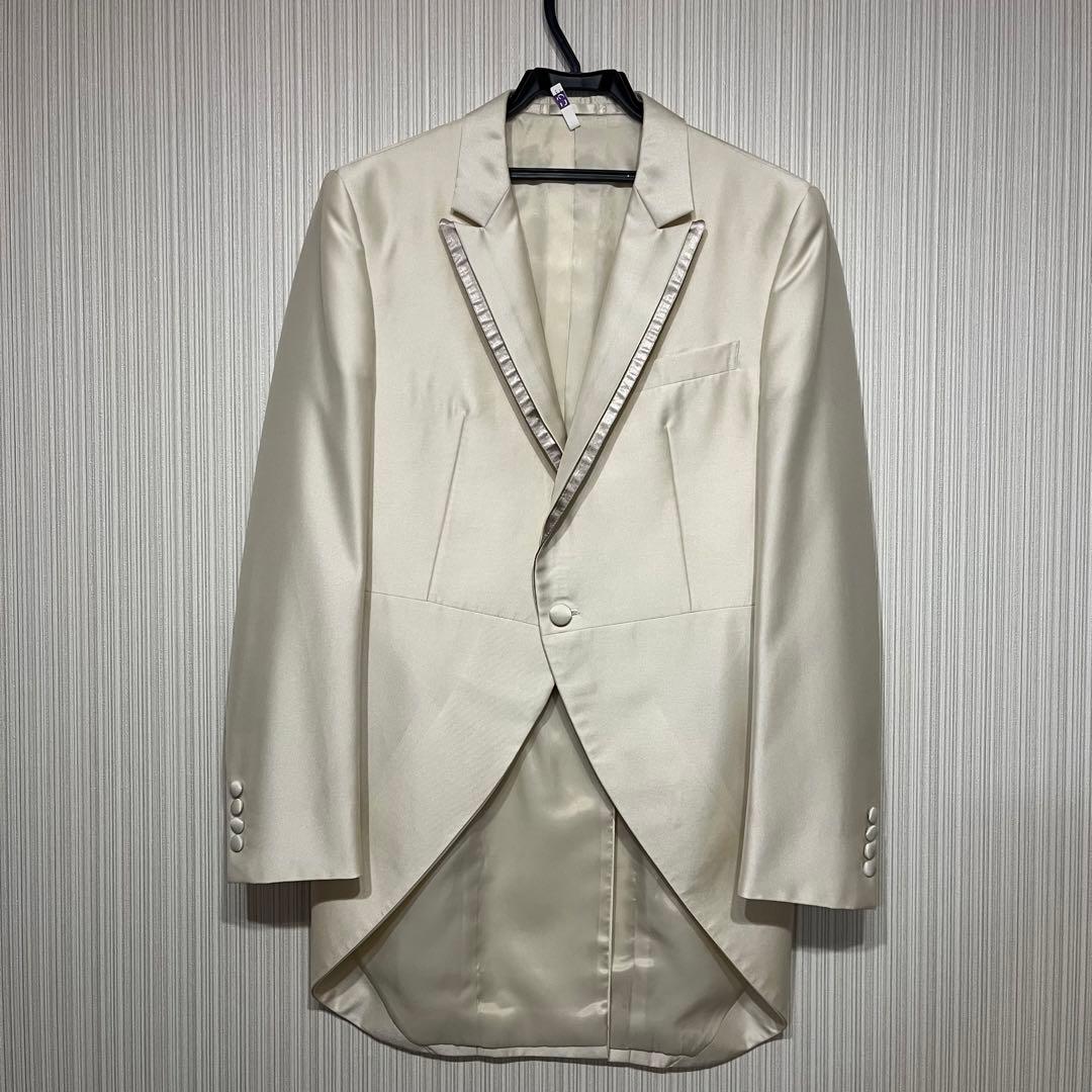 【まりっさ】モーニング　タキシード　ホワイト