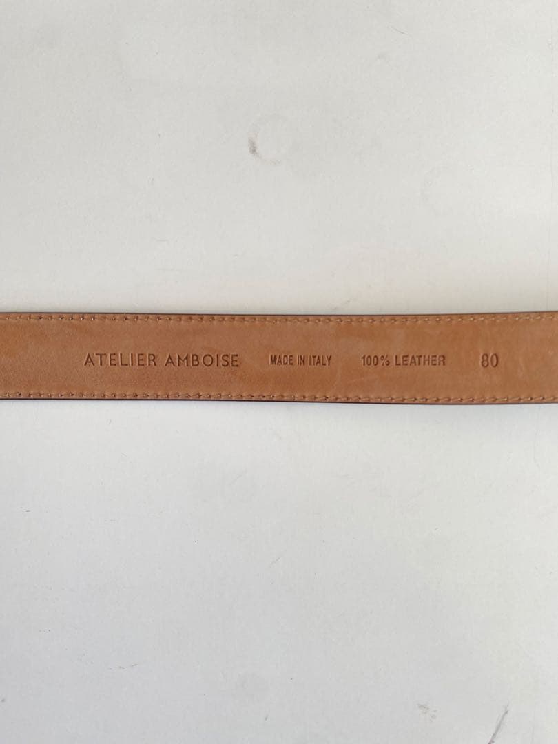 Spick&Span ATELIER AMBOISE Hバックルベルト