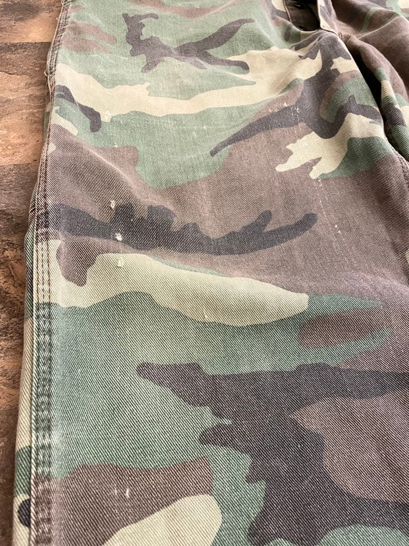 80s LIBERTY ヴィンテージ カモフラ オーバーオール W40程 迷彩
