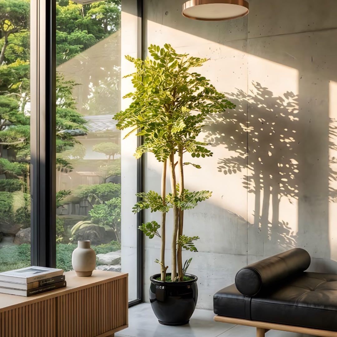 光触媒　人工観葉植物　ウォールグリーン　フェイクグリーン　トネリコ16666