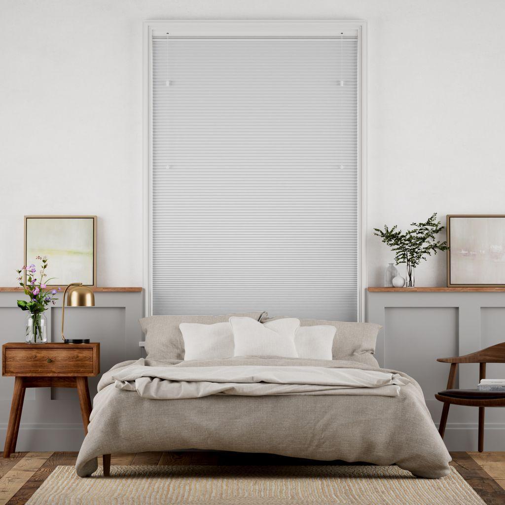 【最終値下げ】未使用　ハニカムシェード　シアーライトグレー 　81.5×115