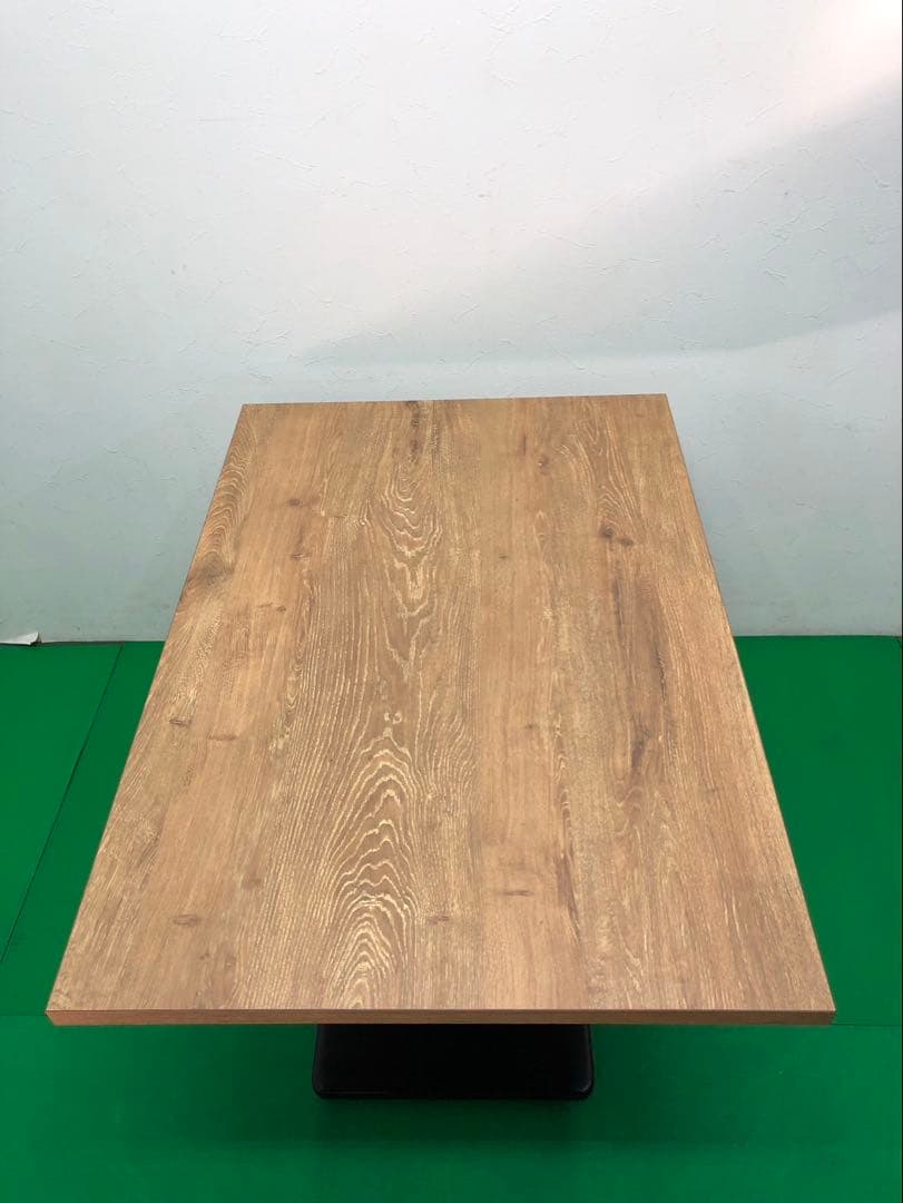 ☆地域限定送料無料☆木製テーブル 脚一体型③750×1100×730