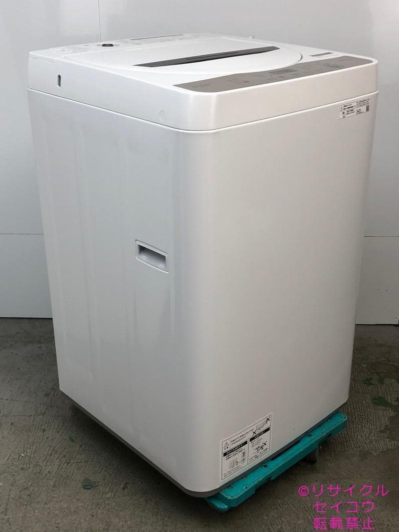【中古】シャープ洗濯機 6Kg 2023年式2601251633