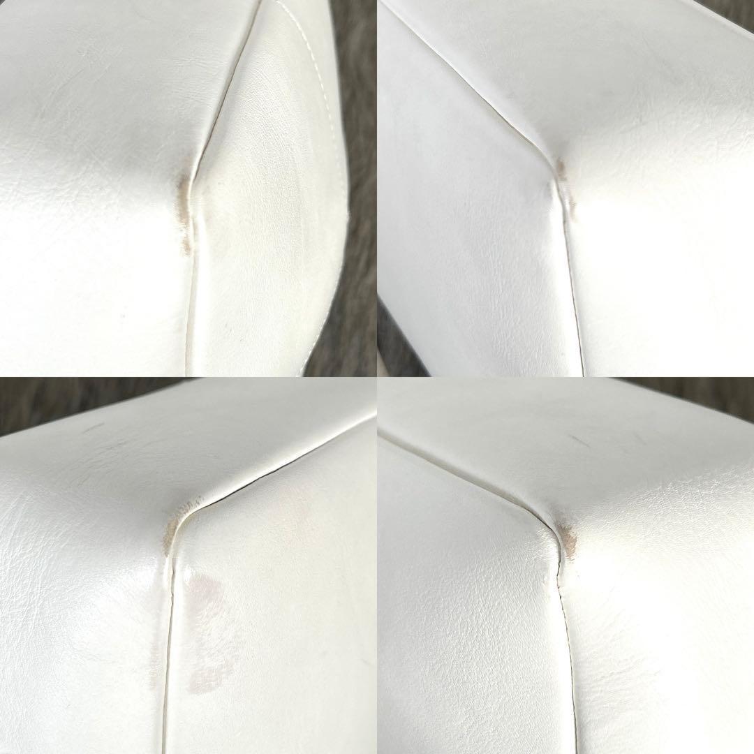 ジェイアンドエムデヴィッドソン　ショルダーバッグ 白　レザー　K1482