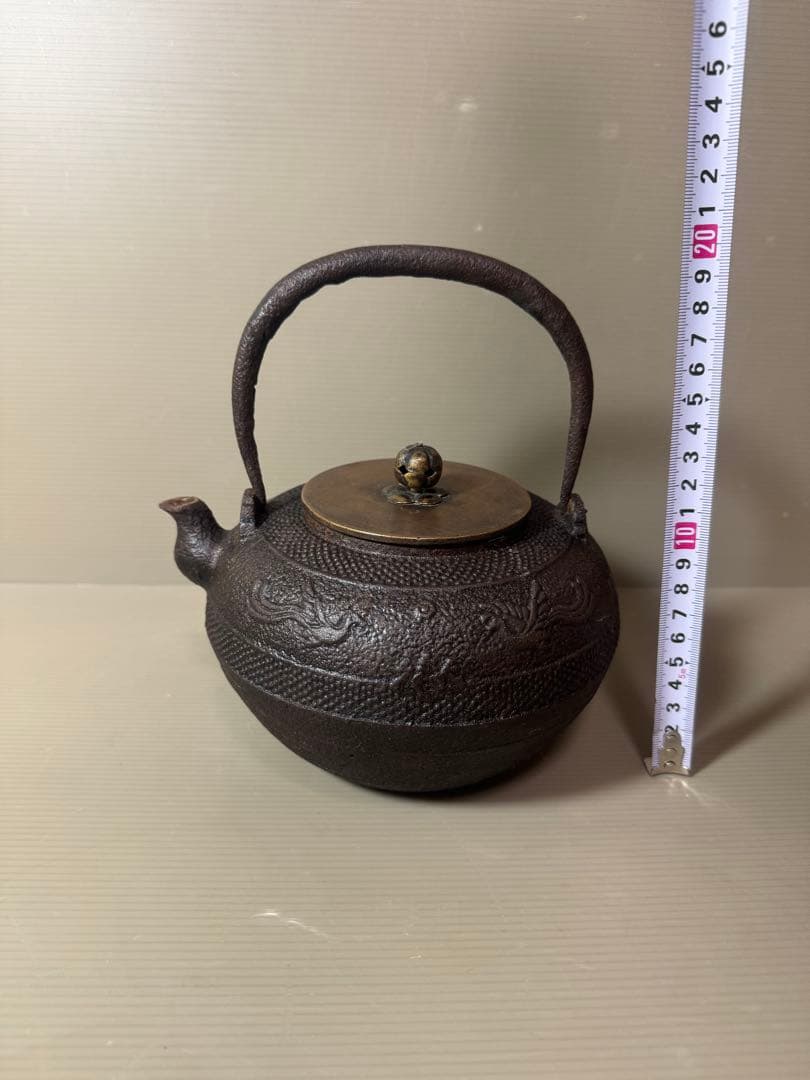 2853 茶道具　龍文堂　鉄瓶