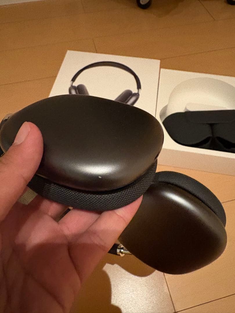 ブラック オーバーイヤーヘッドフォン 本体