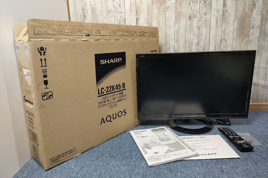 SHARP AQUOS 液晶テレビ LC-22K45 2018年製 アクオス