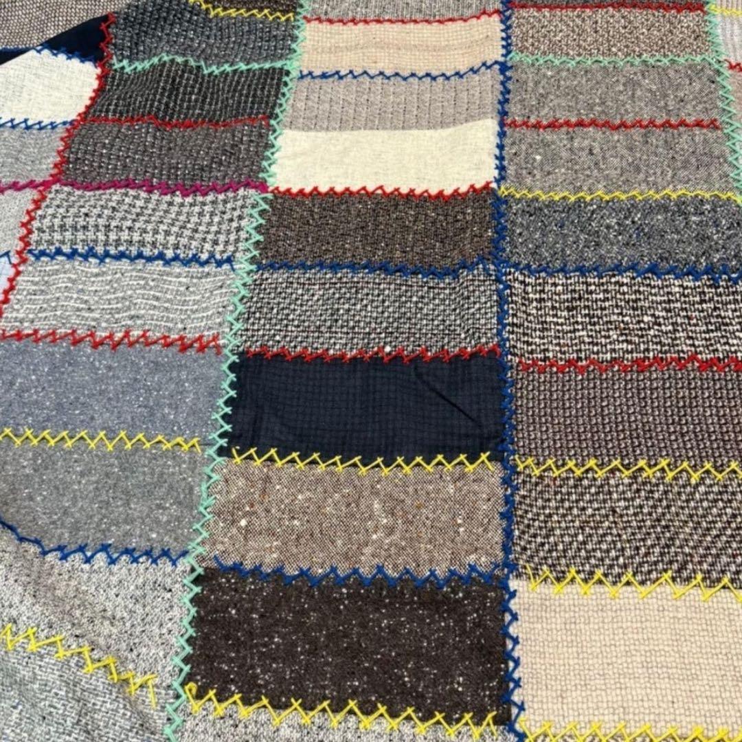 ラグ・カーペット Vintage Dead Stock Fabric Patchwork Rug