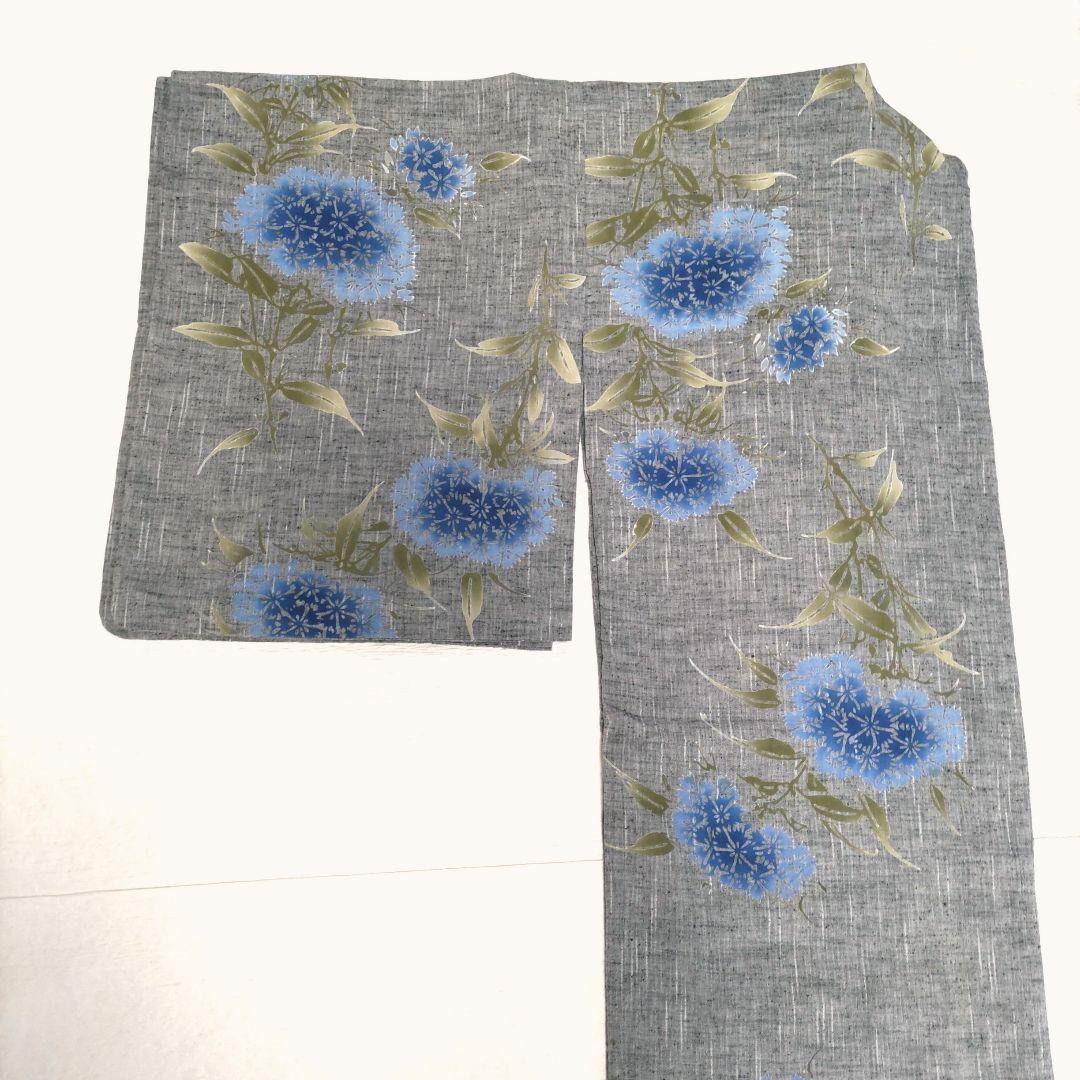 竺仙　浴衣　紬ゆかた　綿紬