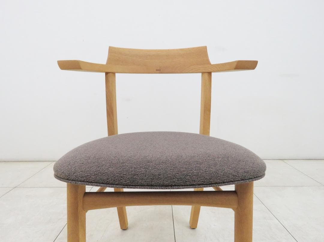 ★美品★柏木工 ソフィー ダイニングチェア オーク無垢 張座 IDC大塚家具 ①