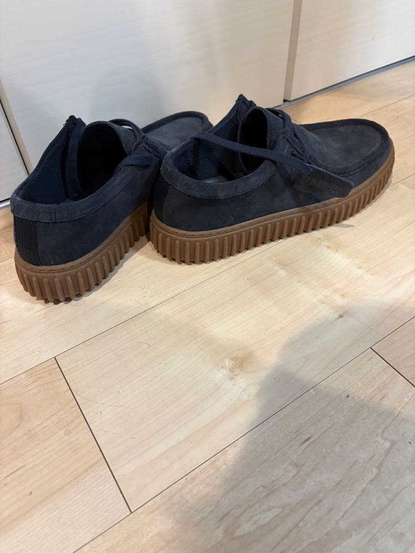 Clarks トールロー ネイビー28