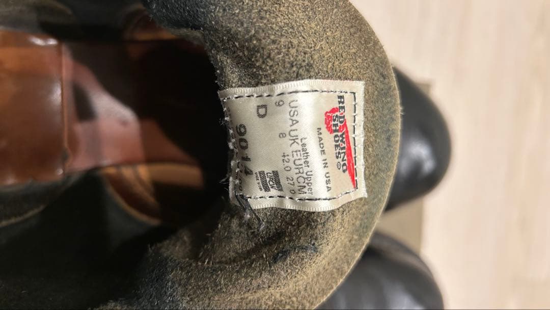 レッドウイング/ベックマン9014/ブラック/廃盤品