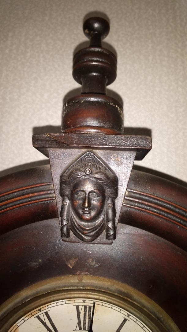 古い柱時計   ⑫