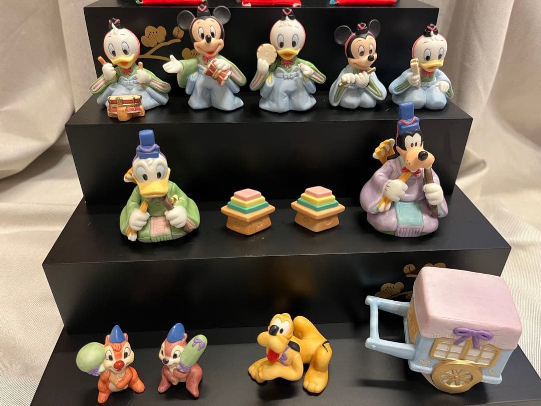 【レア】ディズニーDisney雛人形５段飾りミッキー