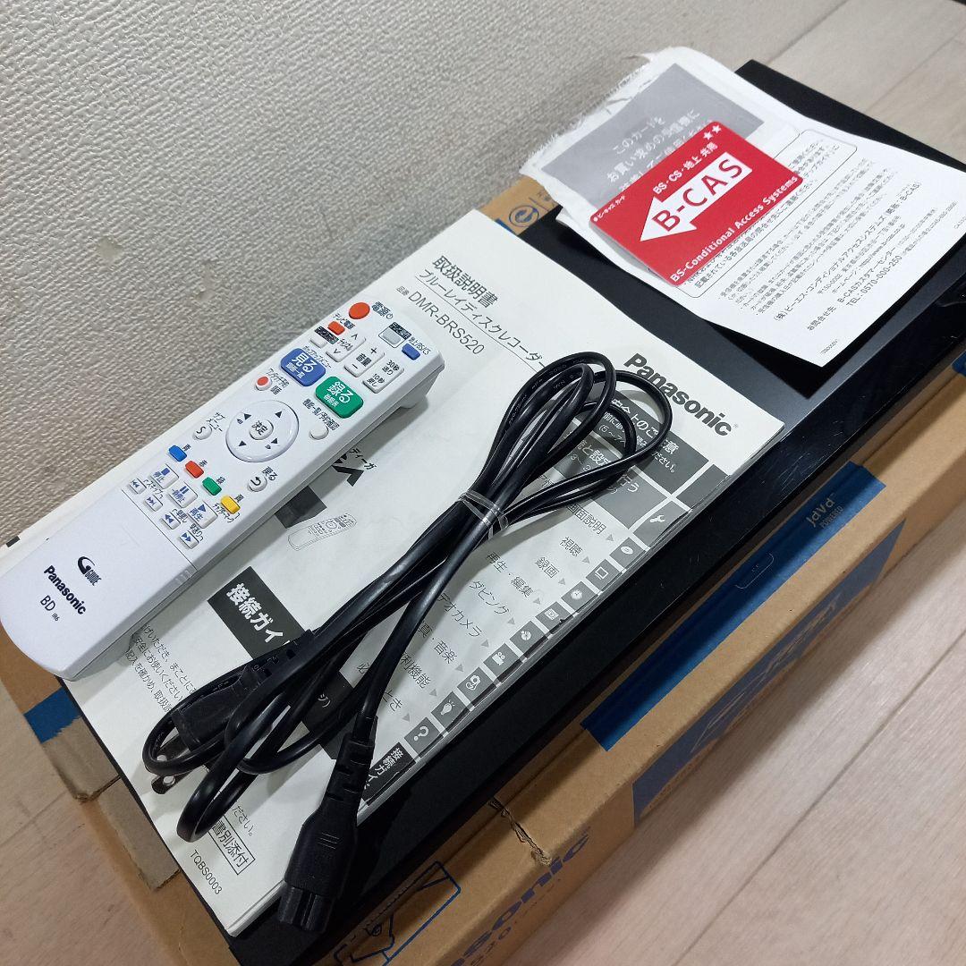 Panasonic 500GB BDレコーダー DMR-BRS520 17年製