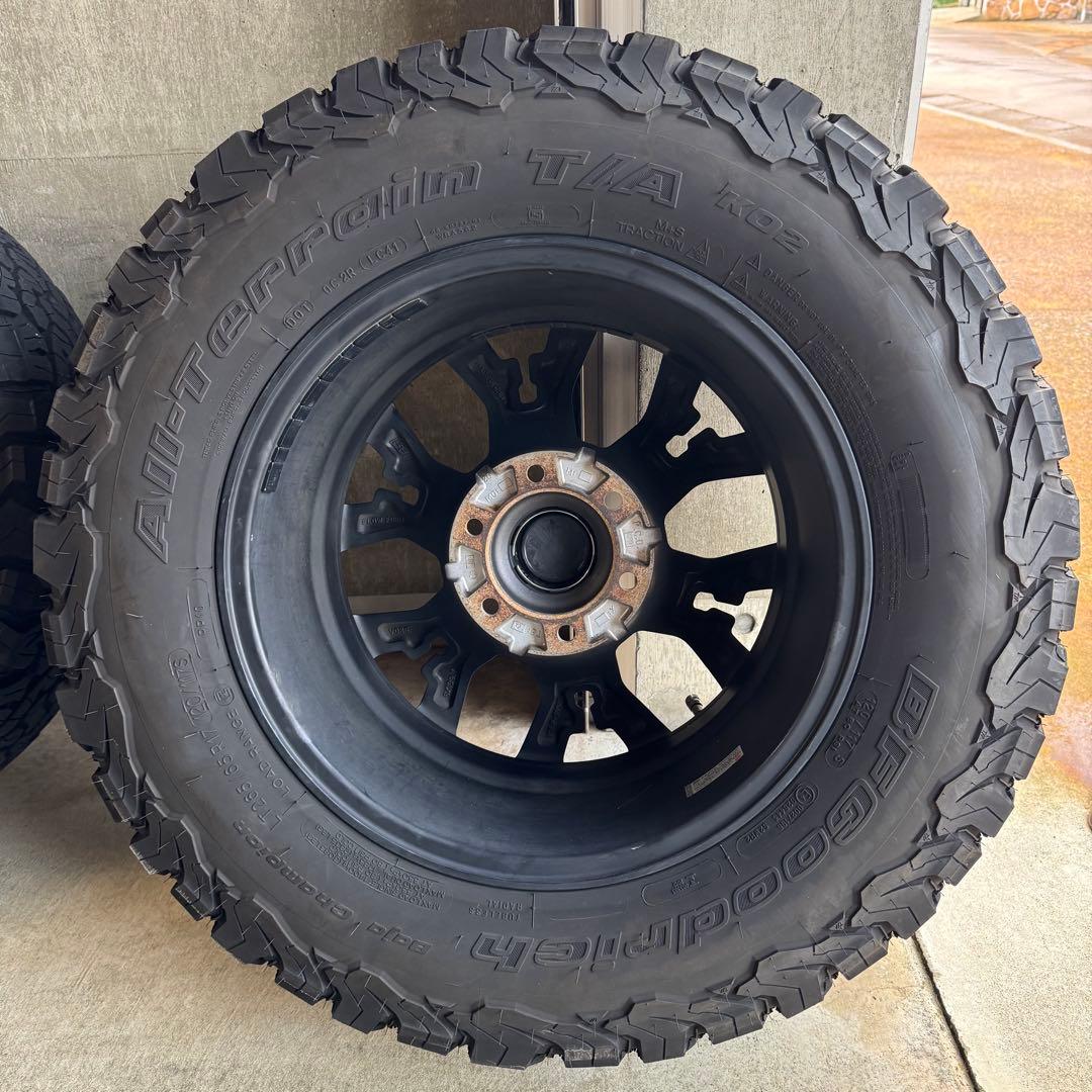 MGゴーレムマットブラック BFグッドリッチ265/65R17オールテレーン4本