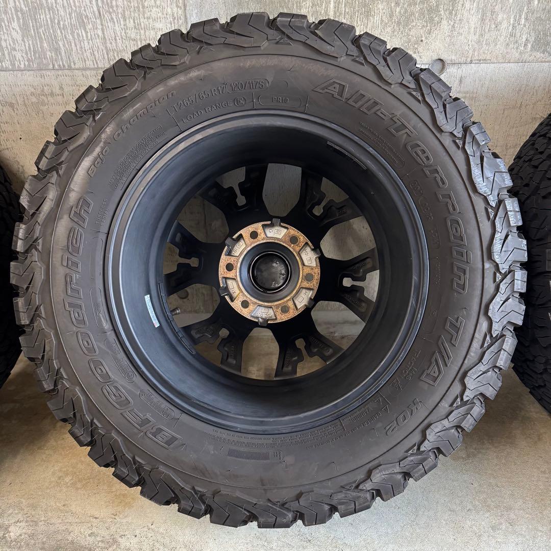 MGゴーレムマットブラック BFグッドリッチ265/65R17オールテレーン4本