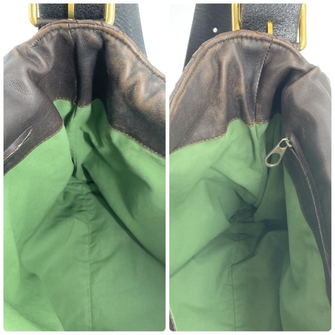 ボッテガヴェネタ イントレチャート ショルダーバッグ メッセンジャー レザー