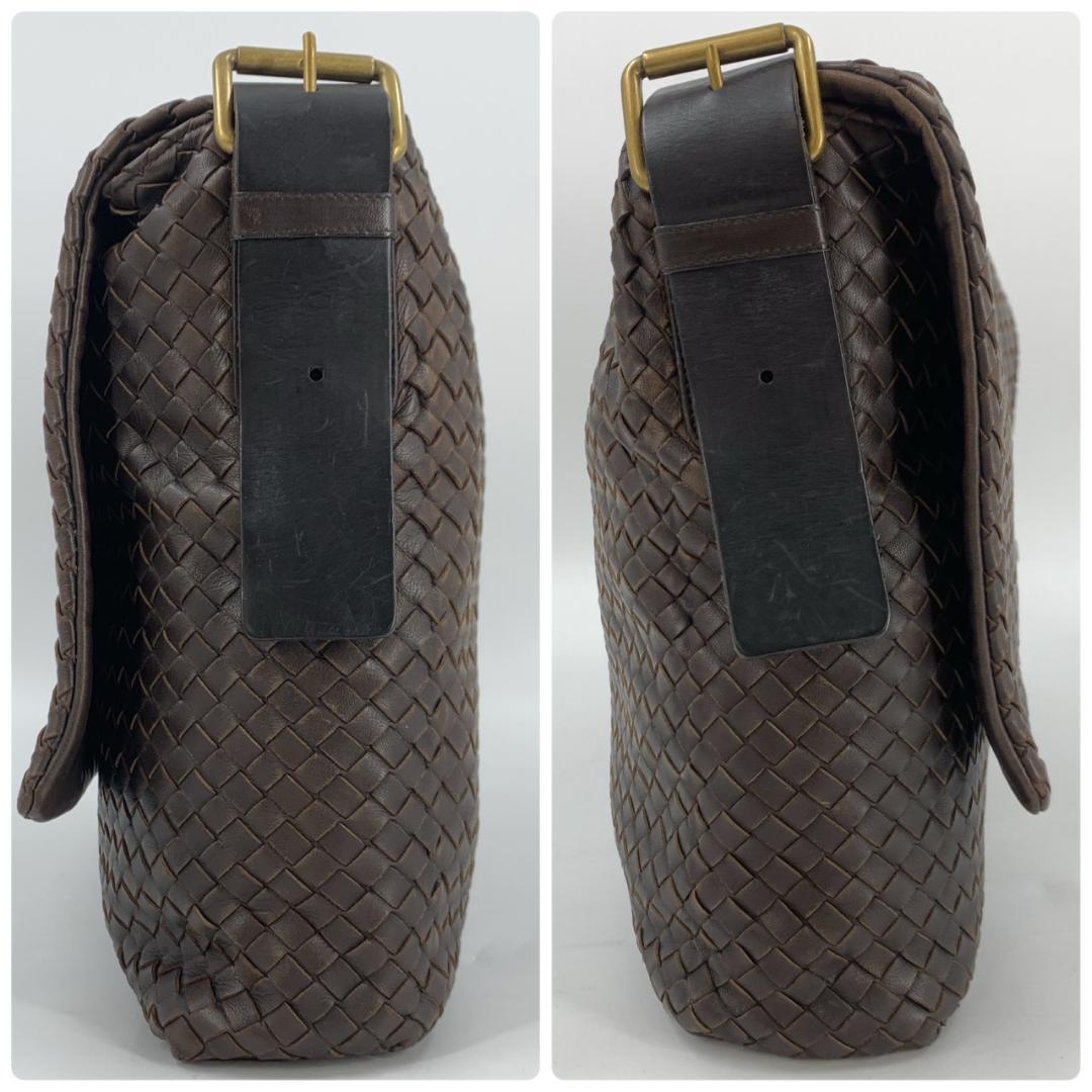 ボッテガヴェネタ イントレチャート ショルダーバッグ メッセンジャー レザー