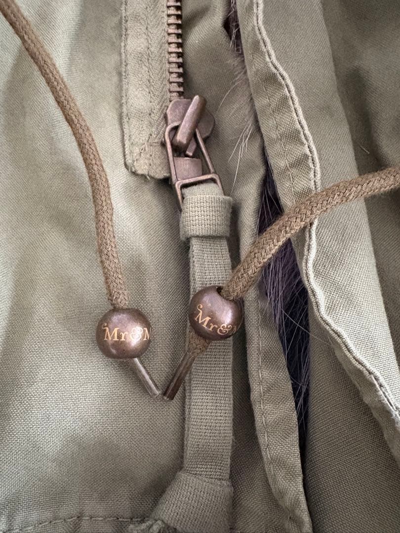 フォックスファー　モッズコート