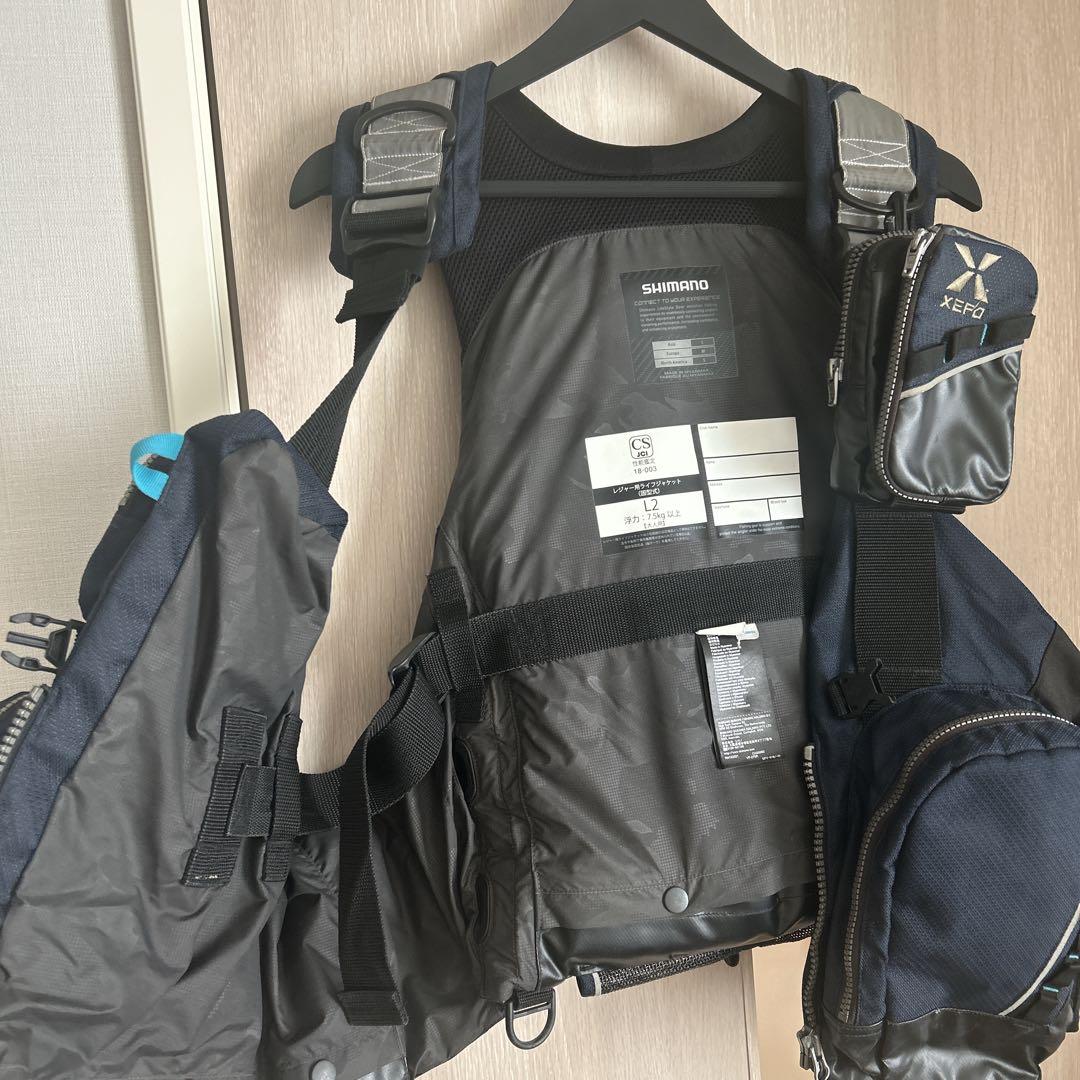 シマノ トリッパー ゲームベスト VF-275R サイズL