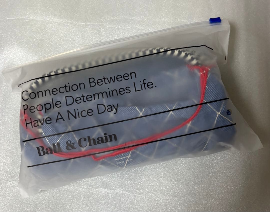 ✨Ball＆Chain スカーフ リボン柄 デニム　Ｌ　表参道店限定　完売　希少