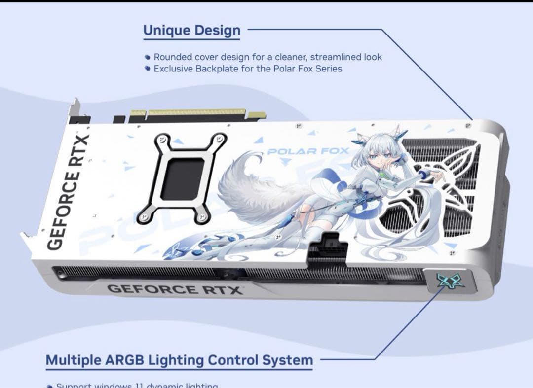 【希少新品】POLAR FOX GeForce RTX 5070 Ti
